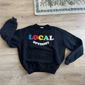 Madhappy Local Optimist Black Crewneck